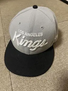 NEW ERA 59FIFTY LA Kings キャップ グレー×ブラック