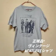 正規品　メキシコ製　THE BEATLES　バンドTシャツ　グレー　ヴィンテージ