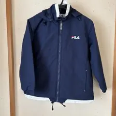 FILA ジャンパー　フード付き　ネイビー　M
