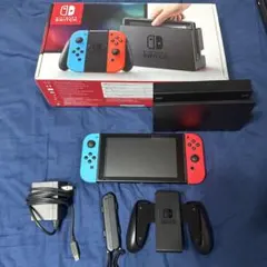 液晶美品】Nintendo Switch 本体一式（訳あり・ACアダプタ欠品