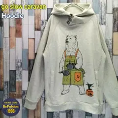 go slow caravan　ゴースローキャラバン　パーカー　クマ　キャンプのサムネイル