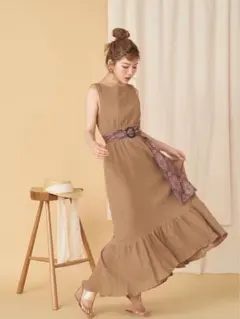 Darich ペイズリーベルトワンピース