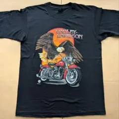 90s vintage USA製ハーレーダビッドソン イーグル バイク Tシャツ
