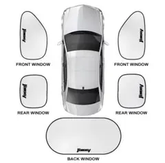 Jimnyキット】サンシェード、ドリンクホルダーほか 8種類9点セット