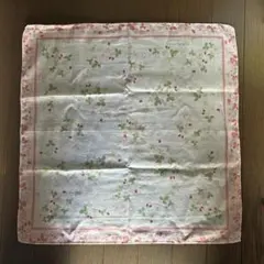 WEDGWOOD/ウェッジウッド いちご＆お花柄 ハンカチ