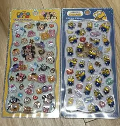 ミニオン＆ディズニー♡プチドロップシール