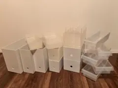 【セット売り】無印　ポリプロピレン小物　収納ボックス　ケース　引き出し　17点