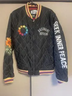 【ビリオネアボーイズクラブ】ICE CREAM 刺繍 スタジャン A-3026 ビリオネアボーイズクラブ】ICE CREAM 刺繍 スタジャン A-3026