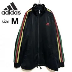 00s adidas トラックジャケット 刺繍ロゴ ラスターカラー　国旗タグ　M