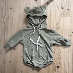 くま耳ロンパース　70