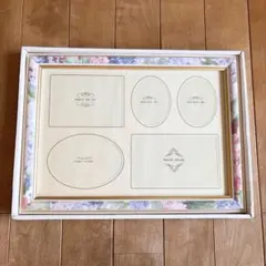 フォトフレーム　花柄　約29×40センチ　匿名発送