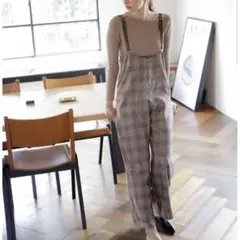 INGNI イング　チェック サロペット　新品未使用