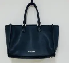 Maison de FLEUR 黒 トートバッグ
