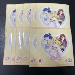 ◆アイカツ！ 星宮いちご 霧矢あおい 紫吹蘭 ステッカー アニメイト特典11枚