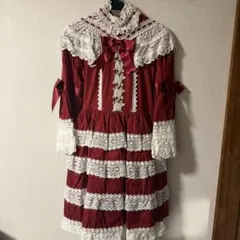 Victorian maiden レジメンクラシカルドールロングドレス ボルドー