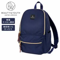 BEAUTY&YOUTH UNITED ARROWS リュック 紺 ナイロンのサムネイル