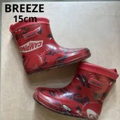 BREEZE ディズニー ミッキー 長靴 15cm