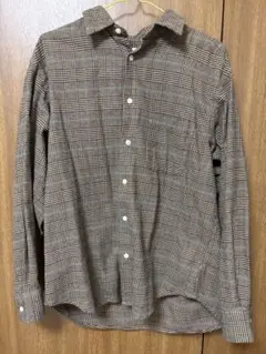 GU チェック柄シャツ メンズ
