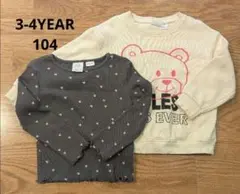 ZARABABY トレーナー カットソー 2点セット 3-4YEAR 104