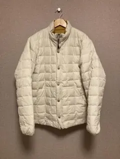 taion リバーシブル　ダウン　ボア　フリース　ジャケット　ブルゾン　L