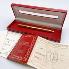 極美品✨Cartier マスト ドゥ カルティエ ゴールド ボールペン 箱付のサムネイル