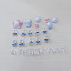 はぴだんぶい ボンボンドロップシールミニ／コットンパフィー あひるのペックル