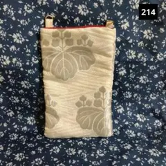 ハンドメイド214　スマホポーチ