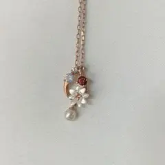 テイクアップ TAKE-UP 誕生石 K10ネックレス ピンクゴールド