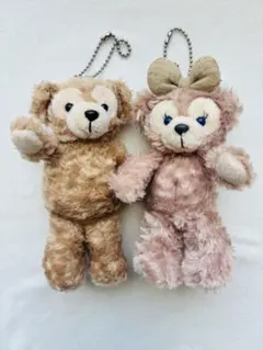 ダッフィー＆シェリーメイ ぬいぐるみキーホルダーセット