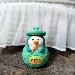 デコレ　コンコンブル　メロンアイスペンギン　置物　フィギュア