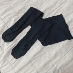 タイツ　黒　中古　お掃除用にも　つま先穴あり