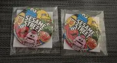 USJセサミストリート 缶バッジ 2個セット