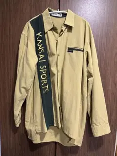 KANSAI SPORTS 長袖シャツ イエロー