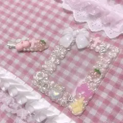 ハンドメイド カードケース 硬質ケース ヘアピン セット 量産型 ホイップデコ