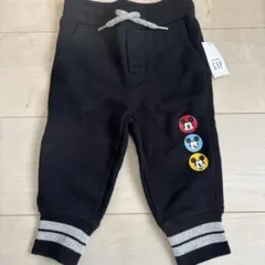 新品⭐️GAP Disney ミッキープリントパンツ 90cm