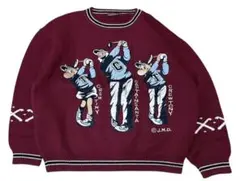 90s captain santa グラフィック クルーネック ニットのサムネイル