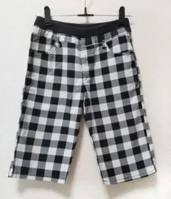 チェックのハーフパンツ140