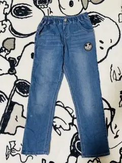 ベビードール　ミッキー　デニムパンツ　140