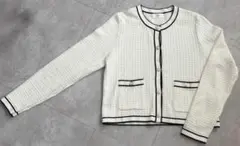 【index 】長袖カーディガン　アイボリー　Mサイズ