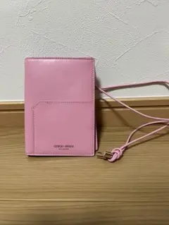 GIORGIO ARMANI スマホショルダーバッグ ピンクのサムネイル