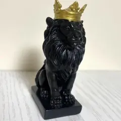 ライオンのオブジェ 2体 セメント製 モルタル ガーデン雑貨 インテリア