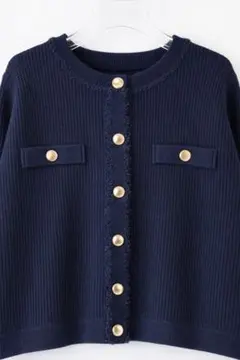 CELFORD セルフォード ツイード風ニットカーディガン春アウターセレモニー