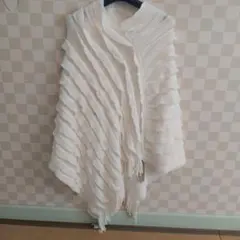 「新品」ふわふわポンチョ