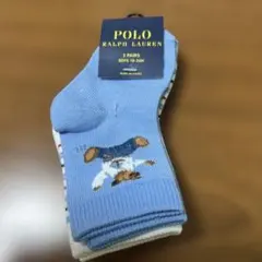 POLO RALPH LAUREN 男の子ベビー靴下 3ペアセット