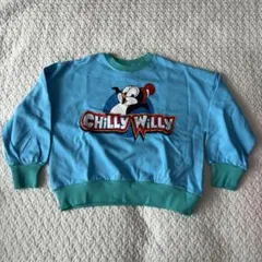 しまむら チマジロコラボ チリーウィリー トレーナー ブルー 新品 120cm