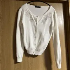 Fabulous Angela カーディガン 長袖 ホワイト