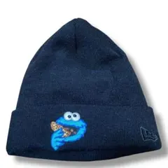 龍*河様 NEWERA クッキーモンスター ニット帽 ビーニー セサミストリート