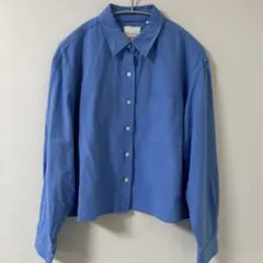 ユニクロ　JW ANDERSON オックスフォードシャツ　ブルー