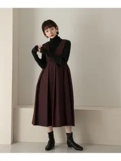 KBF ／ BIGプリーツジャンパースカート