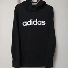 adidas neo ロゴパーカー ブラック OT レディース フーディ